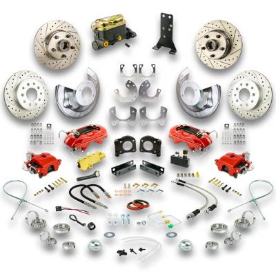 The Right Stuff Detailing - The Right Stuff ZSD6445Z Ford/Mercury Brake Conversion Kit Front/Rear