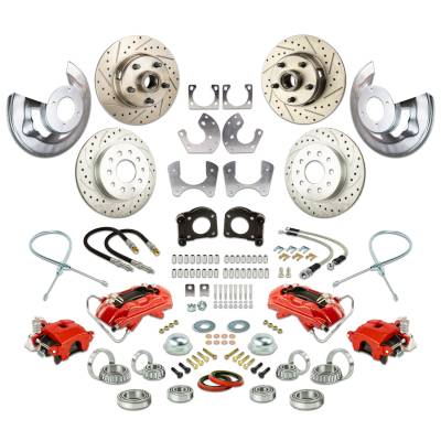 The Right Stuff Detailing - The Right Stuff ZWK6445Z Ford/Mercury Brake Conversion Kit Front/Rear