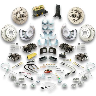 The Right Stuff Detailing - The Right Stuff ZSD6455S Ford/Mercury Brake Conversion Kit Front/Rear