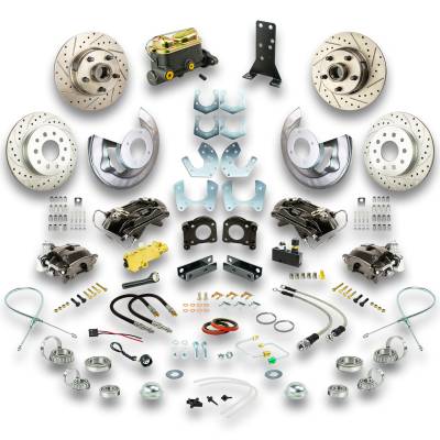 The Right Stuff Detailing - The Right Stuff ZSD6758S Ford/Mercury Brake Conversion Kit Front/Rear