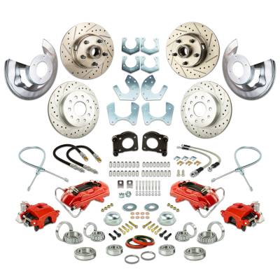 The Right Stuff Detailing - The Right Stuff ZWK6455Z Ford/Mercury Brake Conversion Kit Front/Rear