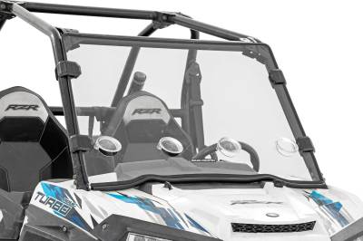 Rough Country Suspension Systems - Rough Country Front UTV Vented Windshield for Polaris RZR XP 1000 98241810