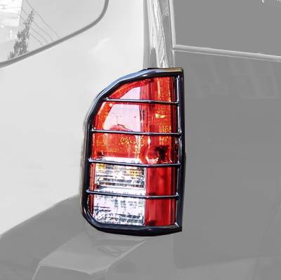 Black Horse Off Road - Black Horse 7G110206A Black Taillight Guards for 05-12 Nissan Pathfinder