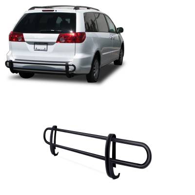 Black Horse Off Road - Black Horse 8TY918A Black Rear Bumper Guard for 04-23 Toyota Sienna