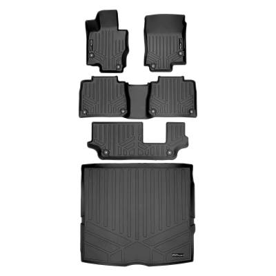 SMARTLINER - SMARTLINER Front/Rear Floor Liners w/Cargo Liner Black for Mercedes GLE-Class