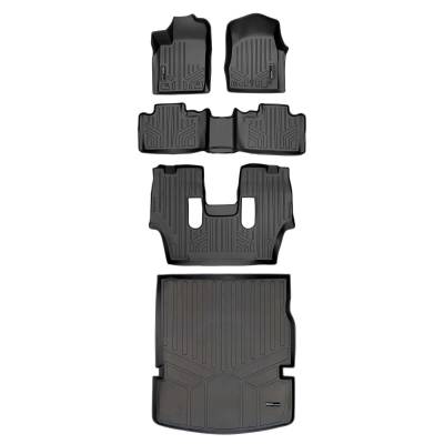 SMARTLINER - SMARTLINER SA0127/B0071/C0233/D0113 Front/Rear BLACK Floor Liners for Durango