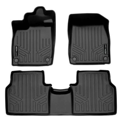 SMARTLINER - SMARTLINER SA0650/B0650 Front/Rear BLACK Floor Liners for Audi Q4 E-tron