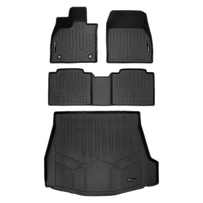 SMARTLINER - SMARTLINER SA0684/B0684/D0684 Front/Rear BLACK Floor Liners for Subaru Solterra