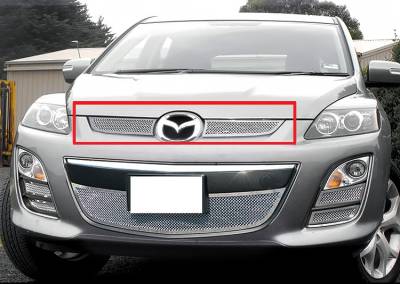APS - APS Wire Mesh Grille-Polish 10-12 Mazda CX-7 GR13GFG71T