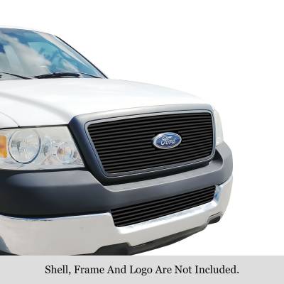 APS - APS Stainless Billet Grille Black 04-05 Ford F150 GR06FGI94J