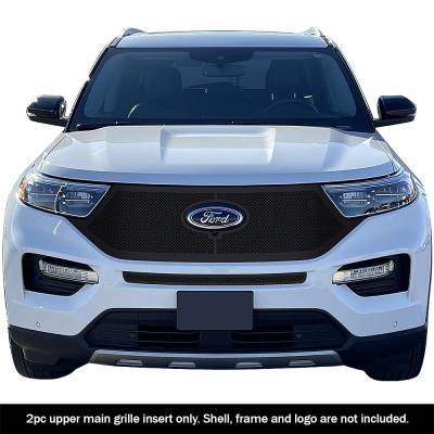 APS - APS Wire Mesh Grille Black 20-24 Ford Explorer Ltd/XLT GR06GEB84H