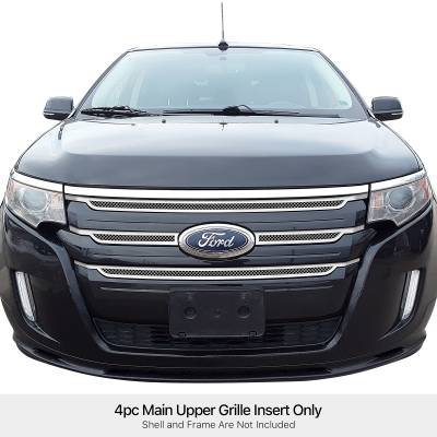 APS - APS Wire Mesh Grille-Polish 11-14 Ford Edge GR06GEB89T