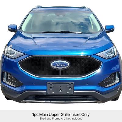 APS - APS Wire Mesh Grille Black 19-22 Ford Edge XLT GR06GEB95H