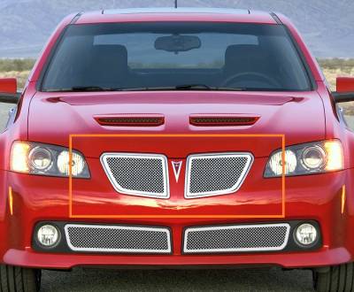 APS - APS Wire Mesh Grille-Polish 08-09 Pontiac G8 GR16GGB14T