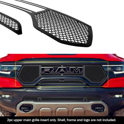 APS - APS Wire Mesh Grille Black for 21-24 Ram 1500 TRX GR04GEB31K