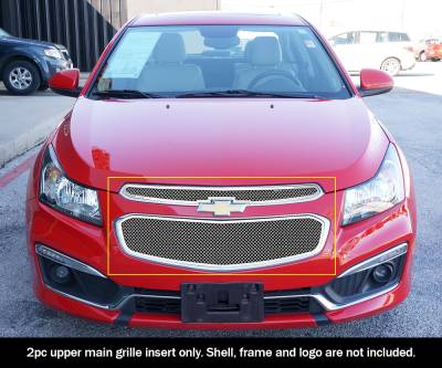 APS - APS Wire Mesh Grille-Polish 2015 Chevrolet Cruze GR03GFC42T