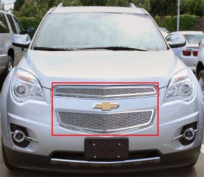 APS - APS Wire Mesh Grille-Polish 10-15 Chevrolet Equinox GR03GFG38T