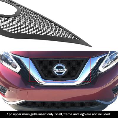 APS - APS Wire Mesh Grille Black for 15-18 Nissan Murano GR14GFC91H