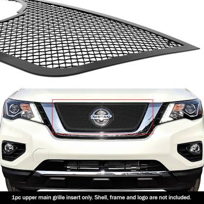APS - APS Wire Mesh Grille Black for 17-20 Nissan Pathfinder GR14GFC93H