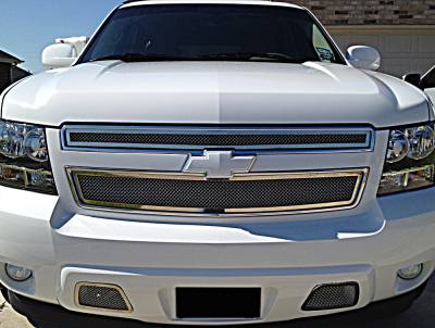 APS - APS Wire Mesh Grille-Polish 07-14 Tahoe/Suburban/Avalanche GR03GGI19T