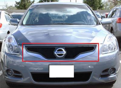 APS - APS Wire Mesh Grille Black for 10-12 Altima Coupe GR14GFG52H