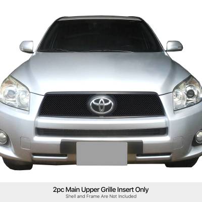 APS - APS Wire Mesh Grille Black for 09-12 Toyota RAV4 GR20GEE78H