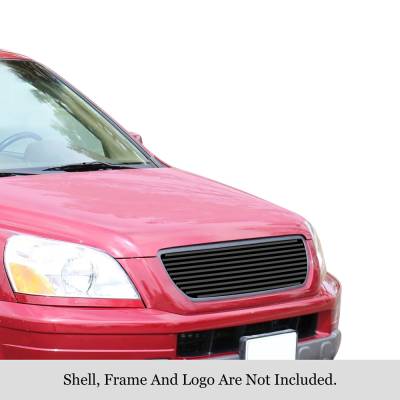 APS - APS Stainless Billet Grille Black 03-05 Honda Pilot GR08FGA28J