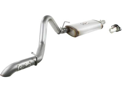 aFe Power - aFe 49-46223 Mach Force XP 3" Hi-Tuck Exhaust System for 97-06 Wrangler TJ 4.0L