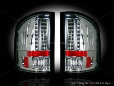 Recon - Recon 264189CL GMC Sierra LED Taillights Clear Lens