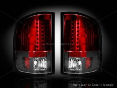 Recon - Recon 264189RD GMC Sierra New Body Style LED Taillights Red Lens
