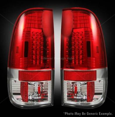 Recon - Recon 264176RD Ford Superduty F250 LED Taillights Red Lens