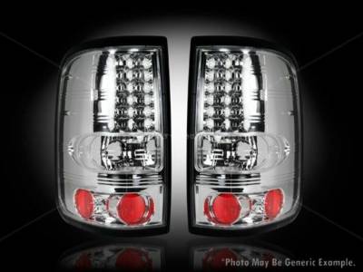 Recon - Recon 264178CL Ford F150 Straight Side LED Taillights Clear Lens