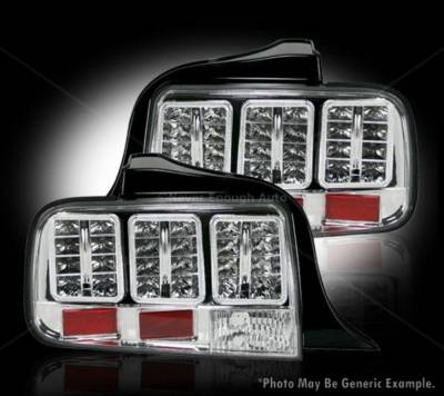 Recon - Recon 264187CL Ford Mustang LED Taillights Clear Lens