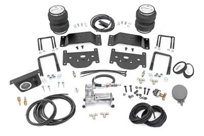 Rough Country Suspension Systems - Rough Country 10024C Rear Air Spring Kit w/Compressor for 07-21 Toyota Tundra