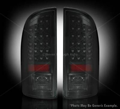 Recon - Recon 264179BK LED Taillights Smoked Lens for Dodge RAM 1500-3500