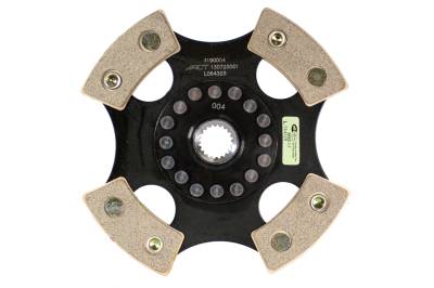 Advanced Clutch - Advanced Clutch 4190004 ACT 4 Pad Rigid Race Clutch Disc