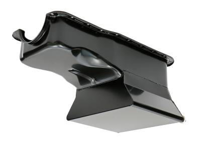 Trans-Dapt Performance - Trans-Dapt 7475 Black 8qt Front Sump Oil Pan for 65-87 351W SB FORD