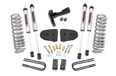 Rough Country Suspension Systems - Rough Country 43670 3" V2 Front Suspension Lift Kit for 23-26 F250/350 Dsl 4WD