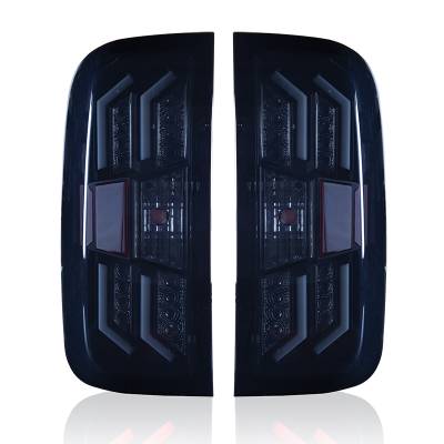 Winjet - Winjet CTWJ-0383-BS Black Smoke LED Taillights for 14-16 Chevy Silverado