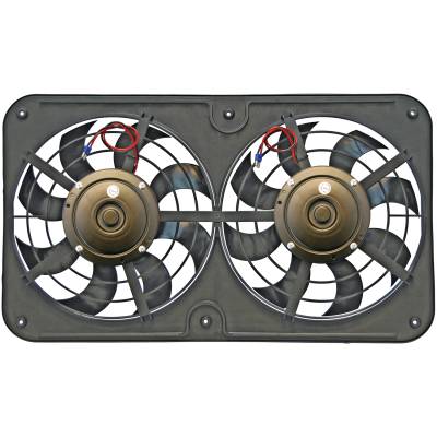 Flex-A-Lite - Flex-A-Lite 104468 440 Dual 12.1" Lo-Profile S-Blade Electric Puller Fan