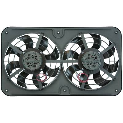 Flex-A-Lite - Flex-A-Lite 480 Reversible Dual 12.1" X-Treme S-Blade Fan w/Speed Controller