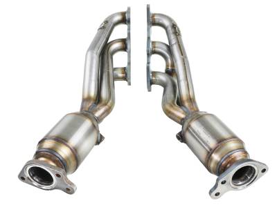 aFe Power - aFe 48-46001-1HC Twisted Stainless Steel Header w/Cat for 03-11 Toyota 4.0L