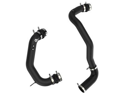 aFe Power - aFe 46-20074-B BladeRunner Alum Hot/Cold Charge Pipe Black 08-10 F250/F350 PS