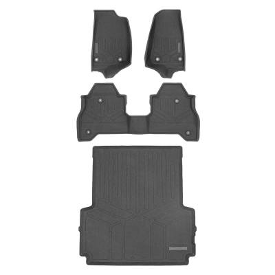 SMARTLINER - SMARTLINER RA0316/RB0459/K0459 Front/Rear BLACK Floor Liners for Gladiator JT