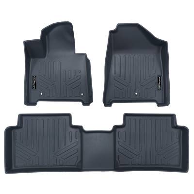 SMARTLINER - SMARTLINER Front/Rear Floor Liners-Supersonic Gray for Hyundai Santa Fe