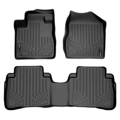 SMARTLINER - SMARTLINER SA0055/B0055 Front/Rear BLACK Floor Liners for Nissan Murano