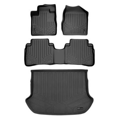 SMARTLINER - SMARTLINER SA0055/B0055/D0055 Front/Rear BLACK Floor Liners for Nissan Murano