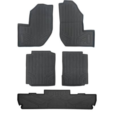 SMARTLINER - SMARTLINER Front/Rear BLACK Floor Liners for 21-25 Yamaha Wolverine RMAX