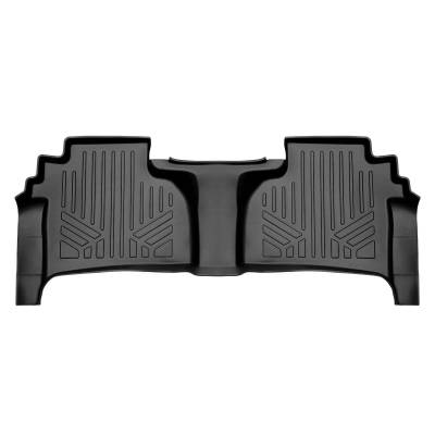 SMARTLINER - SMARTLINER SB0649 2nd Row BLACK Floor Liners Silverado/Sierra Ext