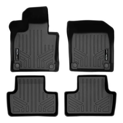 SMARTLINER - SMARTLINER SA0604/B0604 Front/Rear BLACK Floor Liners for Volvo XC60